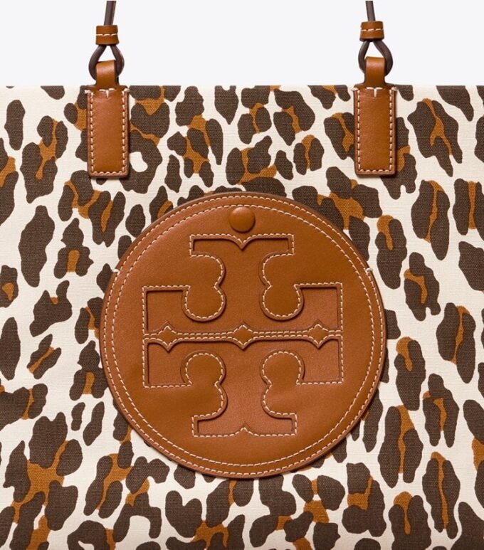 Ella Leopard Canvas Small Tote Ella Leopard Canvas Small Tote