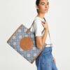Ella T Monogram Denim Tote Ella T Monogram Denim Tote