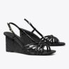 Espadrille-Sandalen mit Keilabsatz und mehreren Riemen Espadrille-Sandalen mit Keilabsatz und mehreren Riemen
