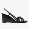 Espadrille-Sandalen mit Keilabsatz und mehreren Riemen Espadrille-Sandalen mit Keilabsatz und mehreren Riemen