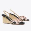 Espadrilles mit Keilabsatz und mehreren Riemen Espadrilles mit Keilabsatz und mehreren Riemen