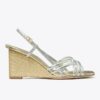 Espadrilles mit Keilabsatz und mehreren Riemen Espadrilles mit Keilabsatz und mehreren Riemen