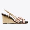 Espadrilles mit Keilabsatz und mehreren Riemen Espadrilles mit Keilabsatz und mehreren Riemen
