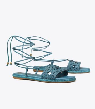 Espadrilles mit Korbgeflecht