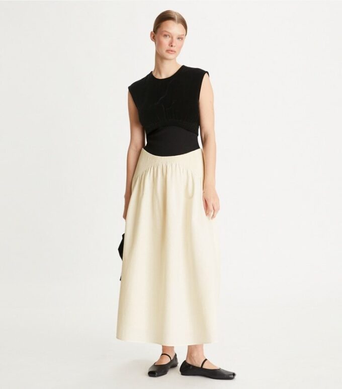 Farbblock-Plisseekleid Farbblock-Plisseekleid