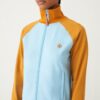 Farbblock-Trackjacke aus Doppelstrick