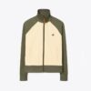 Farbblock-Trainingsjacke mit Reißverschluss