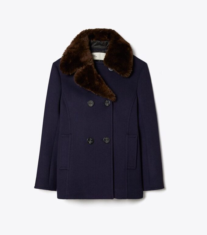 Flanell-Peacoat Flanell-Peacoat