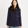 Flanell-Peacoat Flanell-Peacoat