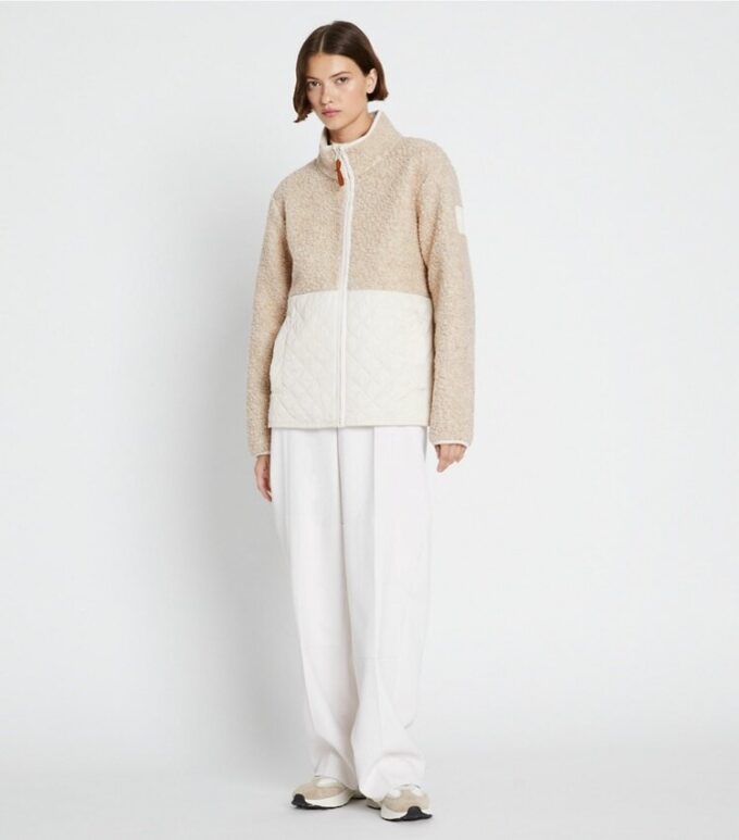 Fleece-Steppjacke