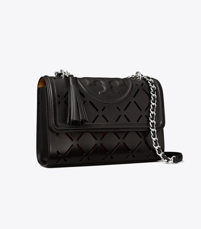 Fleming Diamond Perforated Convertible Schultertasche Fleming Diamond Perforated Convertible Schultertasche