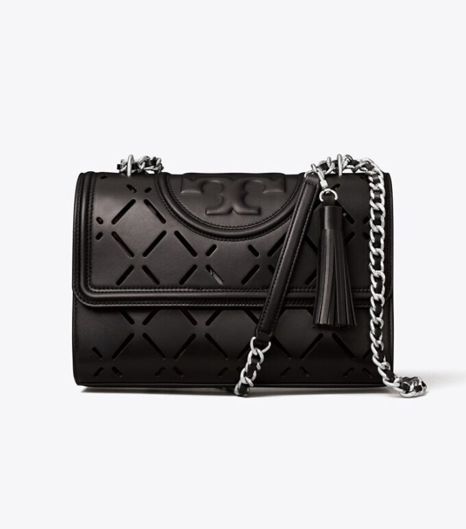Fleming Diamond Perforated Convertible Schultertasche Fleming Diamond Perforated Convertible Schultertasche