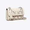 Fleming Diamond Perforated Small Convertible Shoulder Bag Fleming Diamond Perforated Small Convertible Shoulder Bag