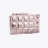 Fleming Metallic Square Quilt Zip Card Case Fleming Metallic Square Quilt Zip Card Case