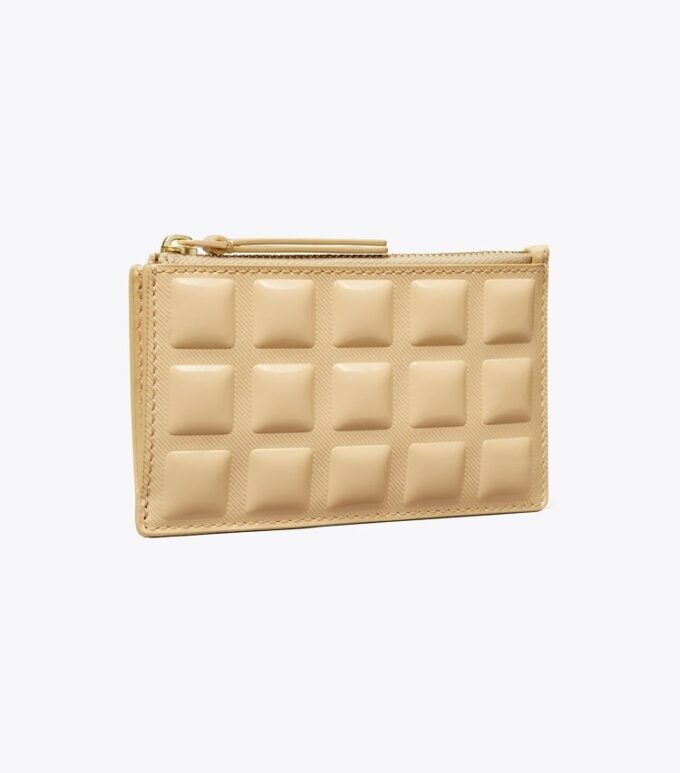Fleming Patent Square Quilt Zip Card Case Fleming Patent Square Quilt Zip Card Case