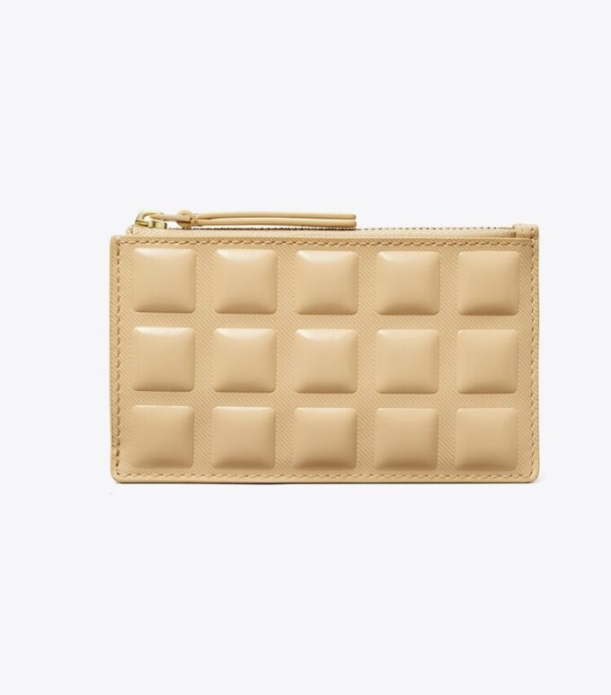 Fleming Patent Square Quilt Zip Card Case Fleming Patent Square Quilt Zip Card Case