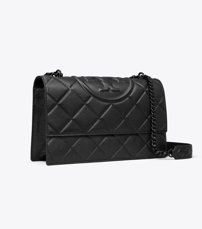 Fleming Schultertasche mit polierter Narbung Fleming Schultertasche mit polierter Narbung