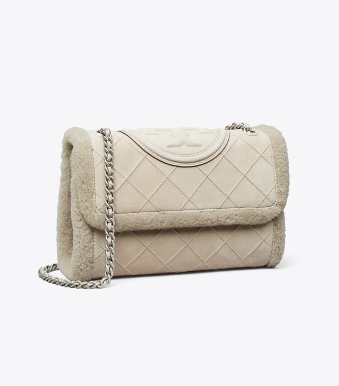Fleming Soft Shearling Convertible Schultertasche Fleming Soft Shearling Convertible Schultertasche