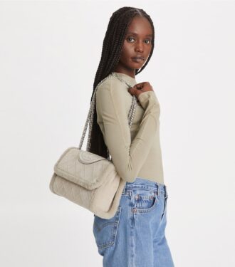 Fleming Soft Shearling Convertible Schultertasche