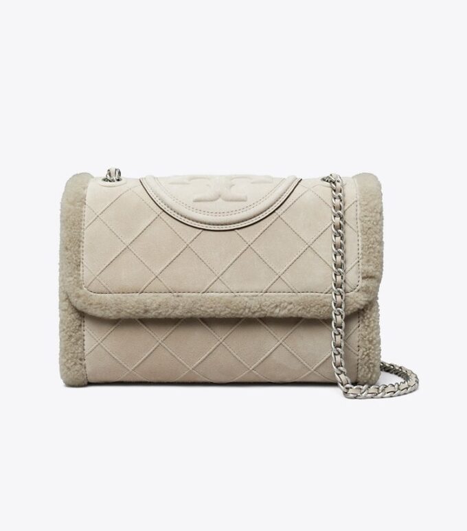 Fleming Soft Shearling Convertible Schultertasche Fleming Soft Shearling Convertible Schultertasche
