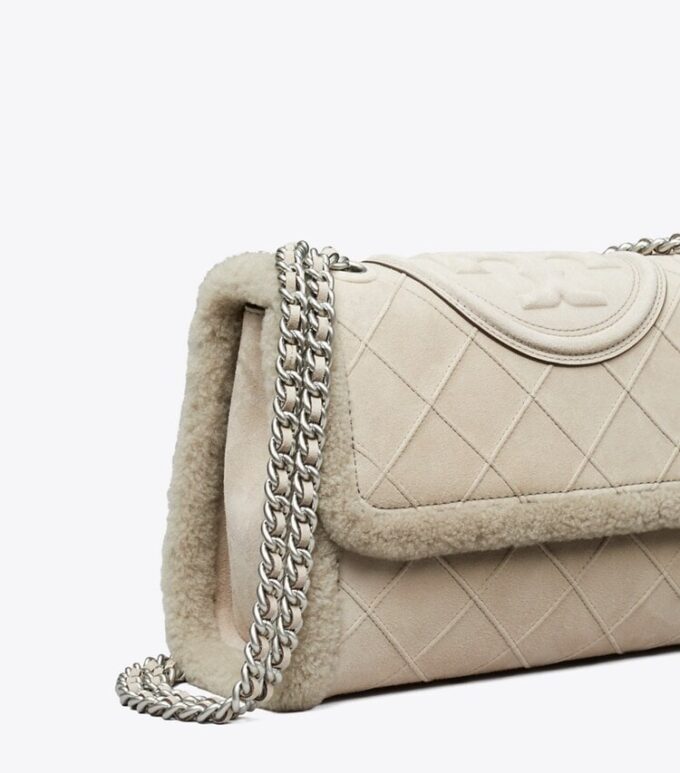 Fleming Soft Shearling Convertible Schultertasche Fleming Soft Shearling Convertible Schultertasche