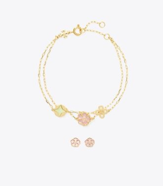 Forget Me Not Armband und Ohrringe Geschenkset