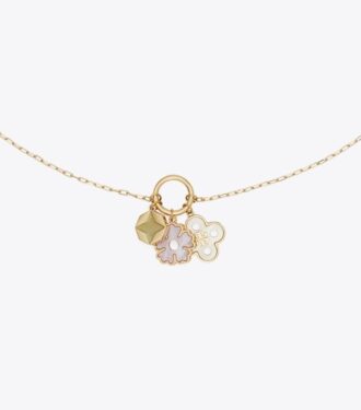 Forget Me Not Charm-Anhänger-Halskette