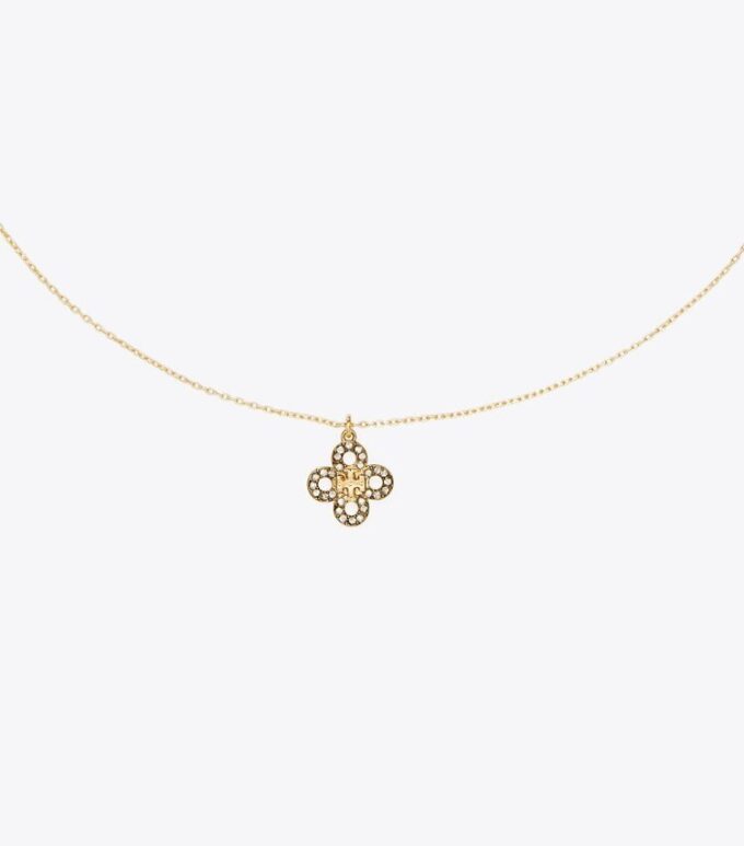 Forget Me Not Pavé-Anhänger-Halskette Forget Me Not Pavé-Anhänger-Halskette