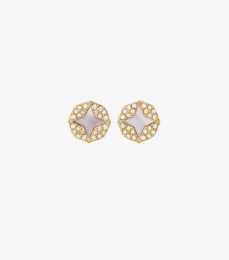 Forget Me Not Pavé-Ohrstecker
