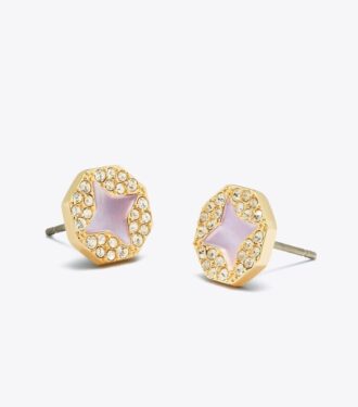 Forget Me Not Pavé-Ohrstecker