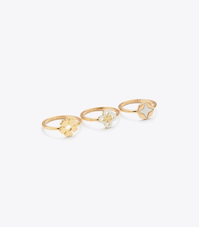 Forget Me Not Stacking Ring Set Forget Me Not Stacking Ring Set