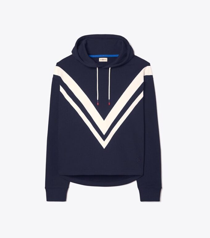 French Terry Chevron Hoodie