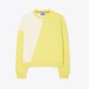 French Terry Diagonal Colorblock Crewneck