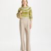 Gebürsteter Wollpullover Gebürsteter Wollpullover