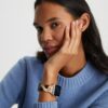 Geflochtenes Armband für Apple Watch®, cremefarbenes/schwarzes Leder, 38 mm – 40 mm Geflochtenes Armband für Apple Watch®, cremefarbenes/schwarzes Leder, 38 mm – 40 mm