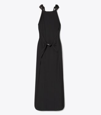 Geknotetes Crêpe-Kleid