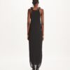 Geknotetes Crêpe-Kleid Geknotetes Crêpe-Kleid