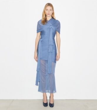 Geknotetes Viskosekleid