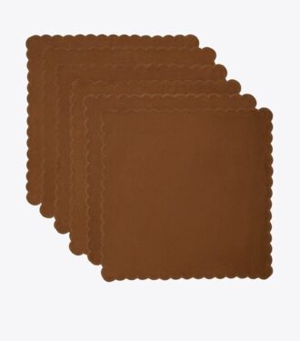 Gekräuselte Leinenserviette, 6er-Set
