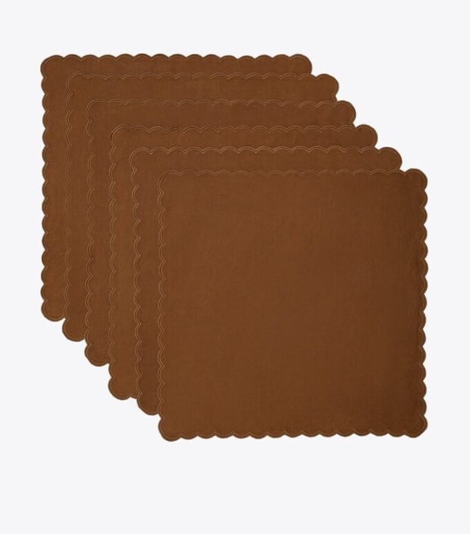 Gekräuselte Leinenserviette, 6er-Set Gekräuselte Leinenserviette, 6er-Set