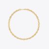 Gemini Link Pavé Halskette Gemini Link Pavé Halskette
