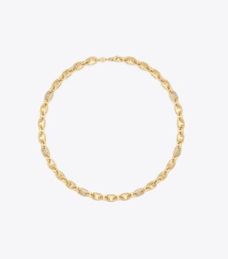 Gemini Link Pavé Halskette