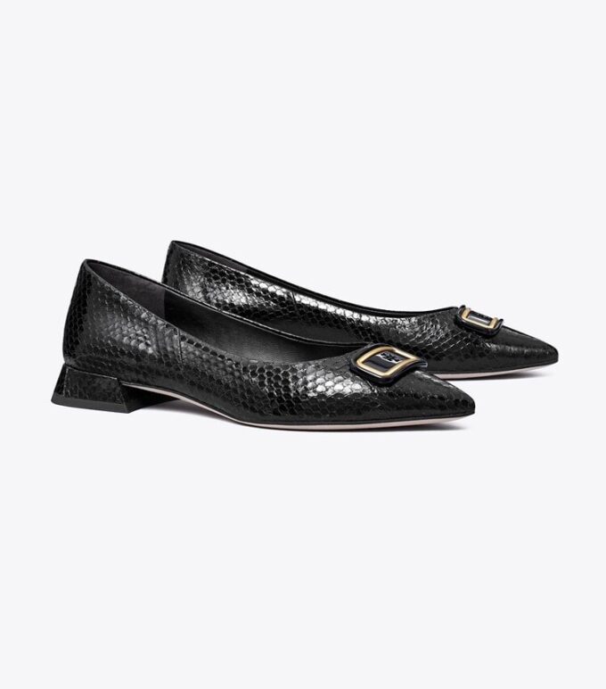 Georgia Flache Schuhe mit spitzer Zehenpartie Georgia Flache Schuhe mit spitzer Zehenpartie