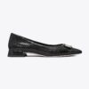 Georgia Flache Schuhe mit spitzer Zehenpartie Georgia Flache Schuhe mit spitzer Zehenpartie