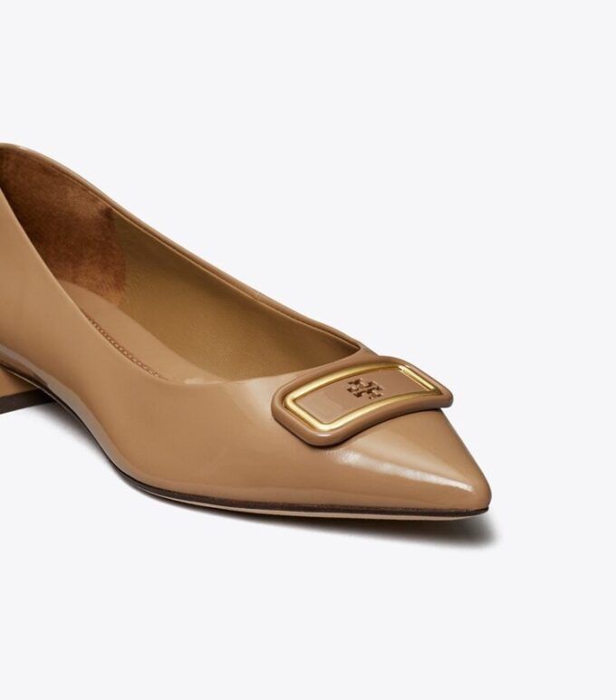 Georgia Flache Schuhe mit spitzer Zehenpartie Georgia Flache Schuhe mit spitzer Zehenpartie