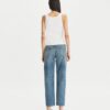 Gerade geschnittene Jeans mit weitem Bein Gerade geschnittene Jeans mit weitem Bein