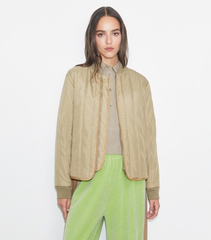 Gesteppte Nylonjacke