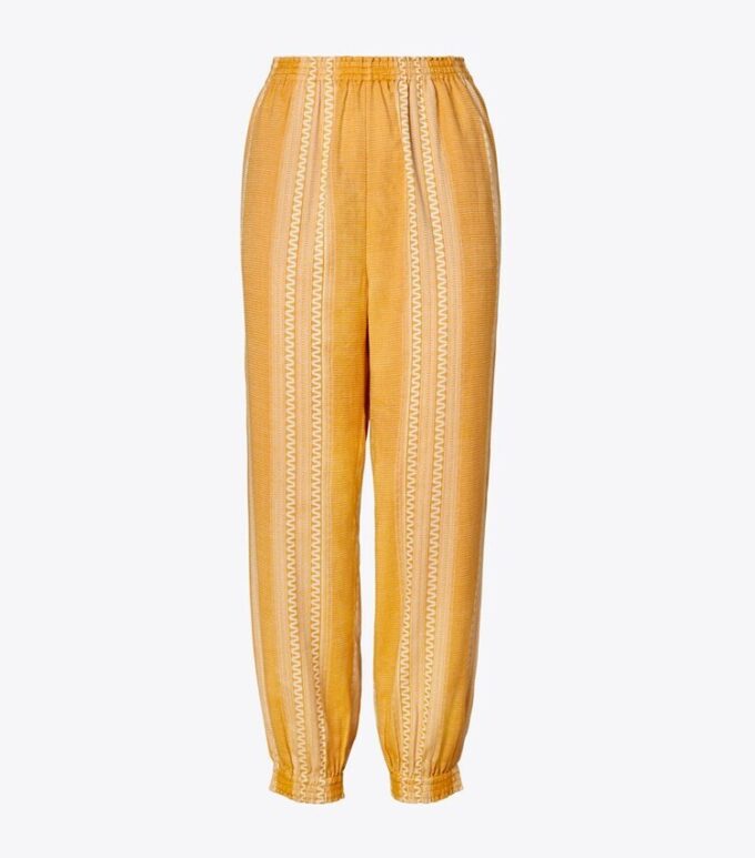 Gestreifte, taillierte Knöchelhose Gestreifte, taillierte Knöchelhose