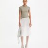 Gestreifter Nylon-Rollkragenpullover Gestreifter Nylon-Rollkragenpullover