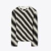 Gestreifter Wollpullover Gestreifter Wollpullover